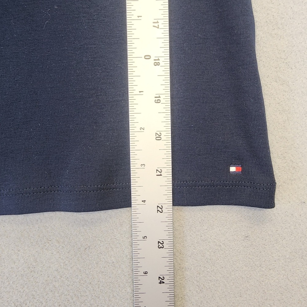 Tommy Hilfiger‎ Ruffle Shoulder Tank Top Navy Blue Striped Straps XS NWT Preppy - Picture 9 of 10